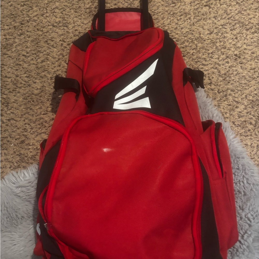 Easton Red and Black bat bag for softball